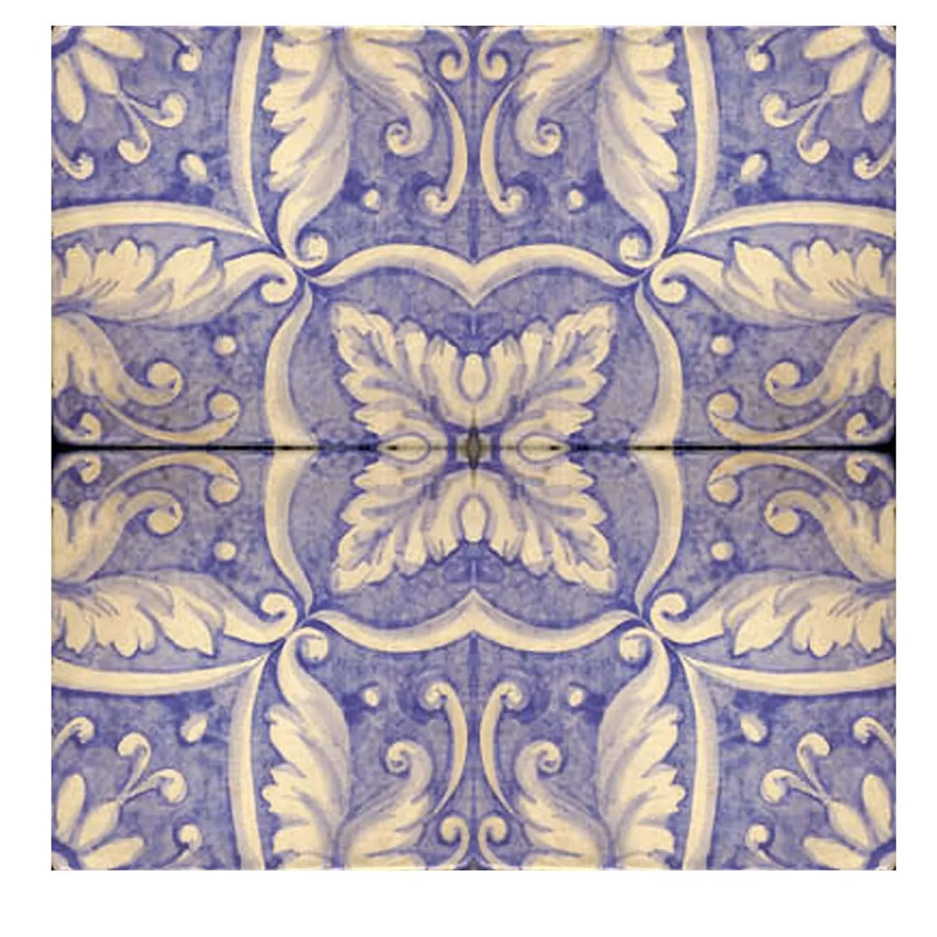 Lilla Saponaria Set di 4 piastrelle #4