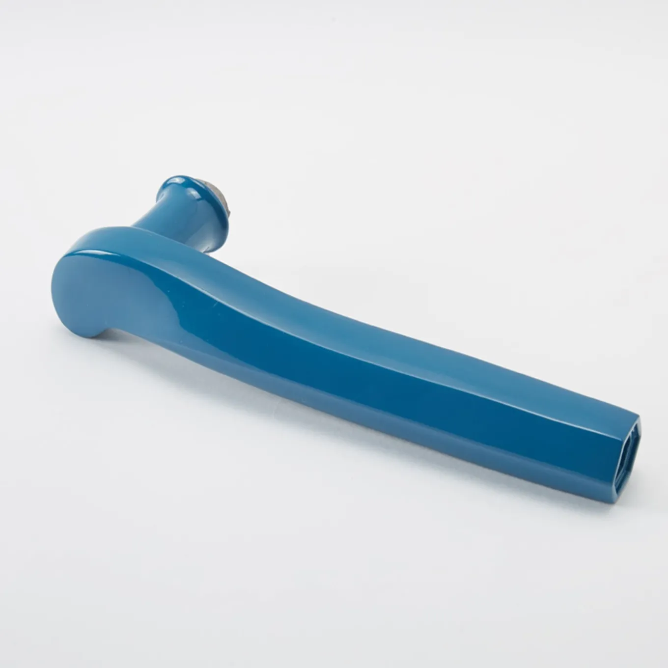 Maniglia blu lucida Prisma di Nicole Valenti