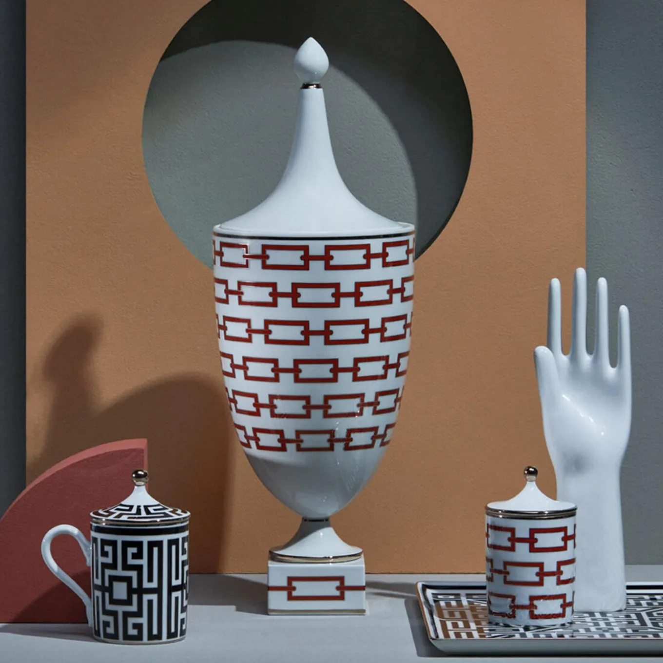 Mano Decorativa in porcellana smaltata - Edizione limitata di Gio Ponti