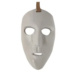 Maschera bianca grande Issohadore