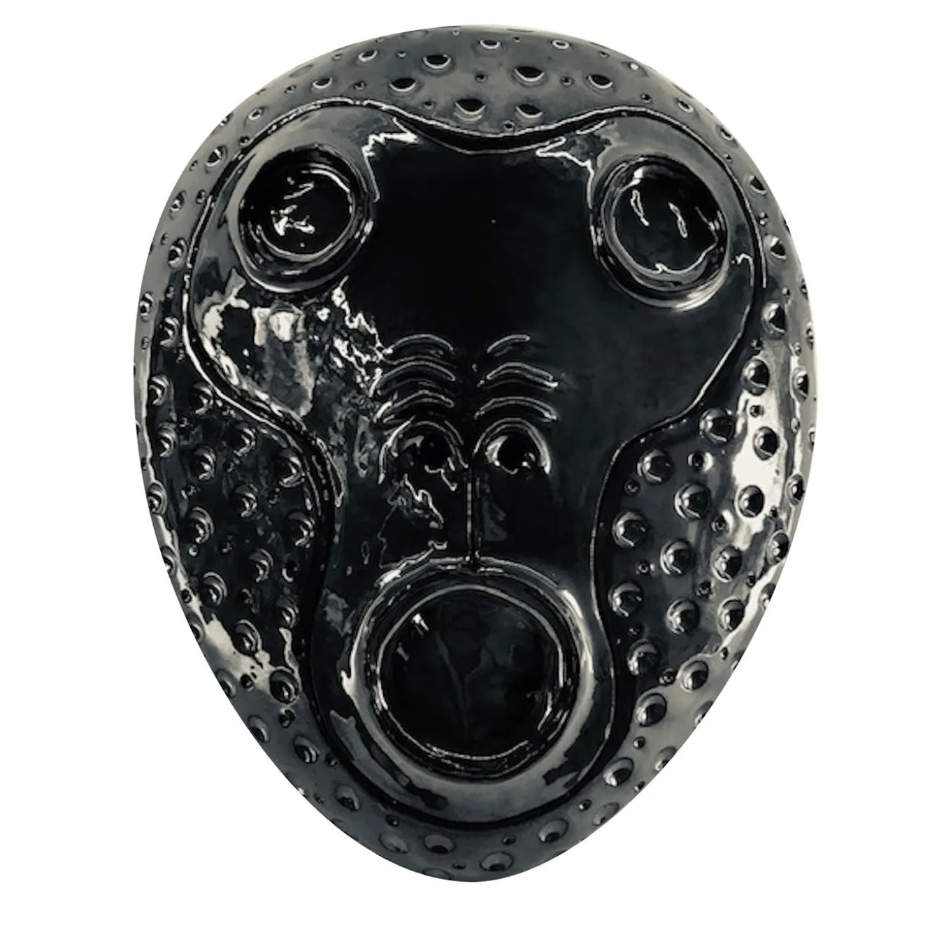 Maschera scimmia nera