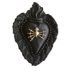 MATT ME HALF WAY CUORE IN CERAMICA NERA