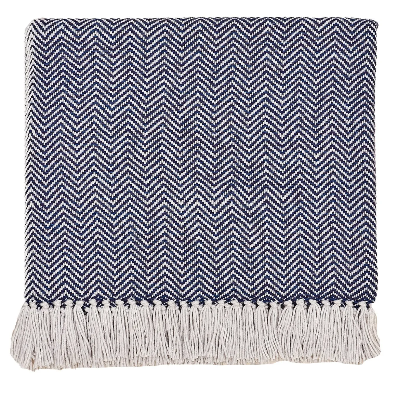 Maxi plaid fantasia Chevron blu e viola