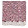 Maxi plaid fantasia Chevron turchese e rosso reale