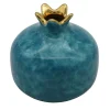 Melograno piccolo in ceramica blu