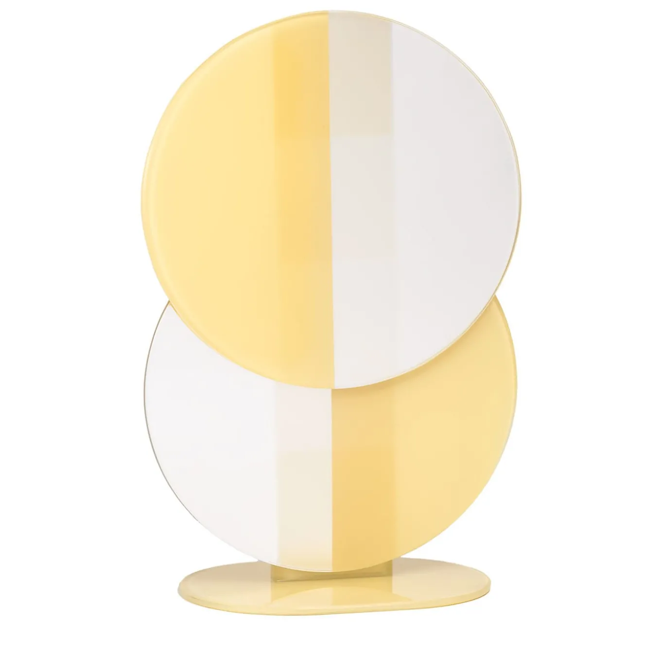 Minima Piccolo specchio da tavolo giallo