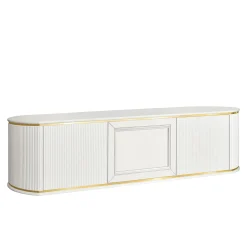 Mobile da Bagno Bianco con 2 Ante e 1 Cassetto