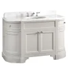 Mobile Portalavabo Season in Marmo Bianco di Carrara e Base Warm Gray