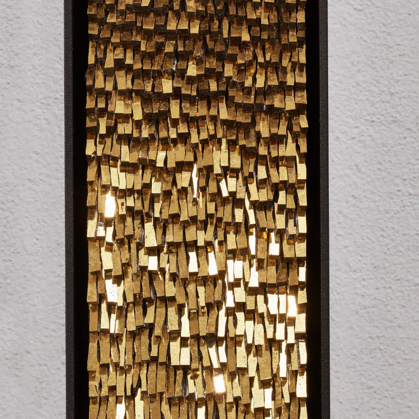 Movimento N221 N222 N223 Set Di 3 Pannelli Decorativi In Vetro Oro
