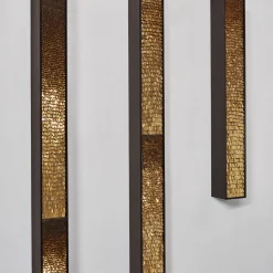 Movimento N221 N222 N223 Set Di 3 Pannelli Decorativi In Vetro Oro