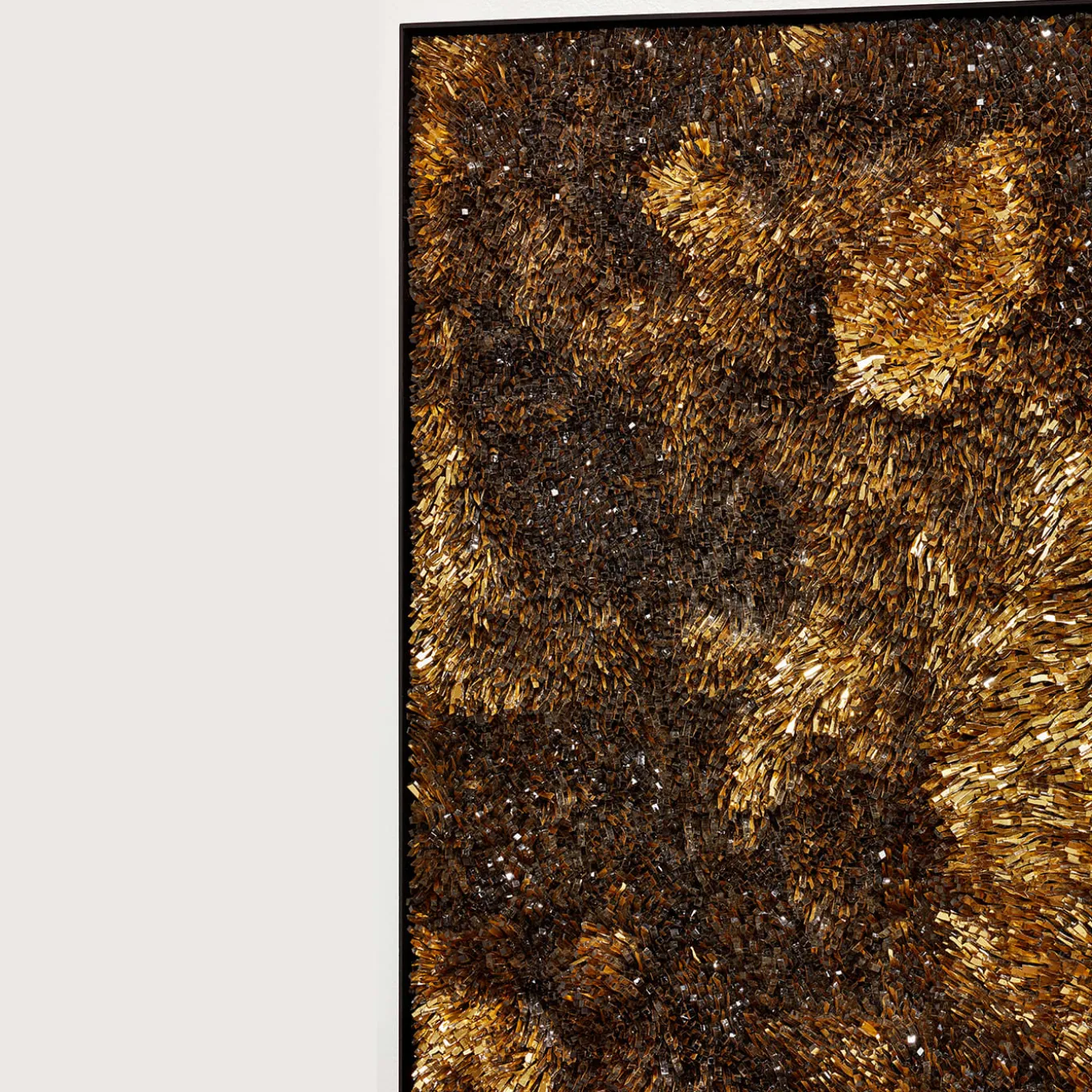 Movimento N261 Pannello Decorativo In Vetro Oro