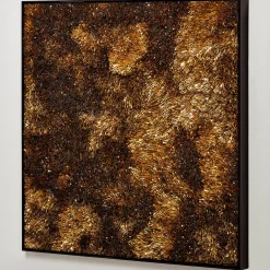 Movimento N261 Pannello Decorativo In Vetro Oro