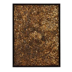 Movimento n253 Pannello decorativo in vetro oro