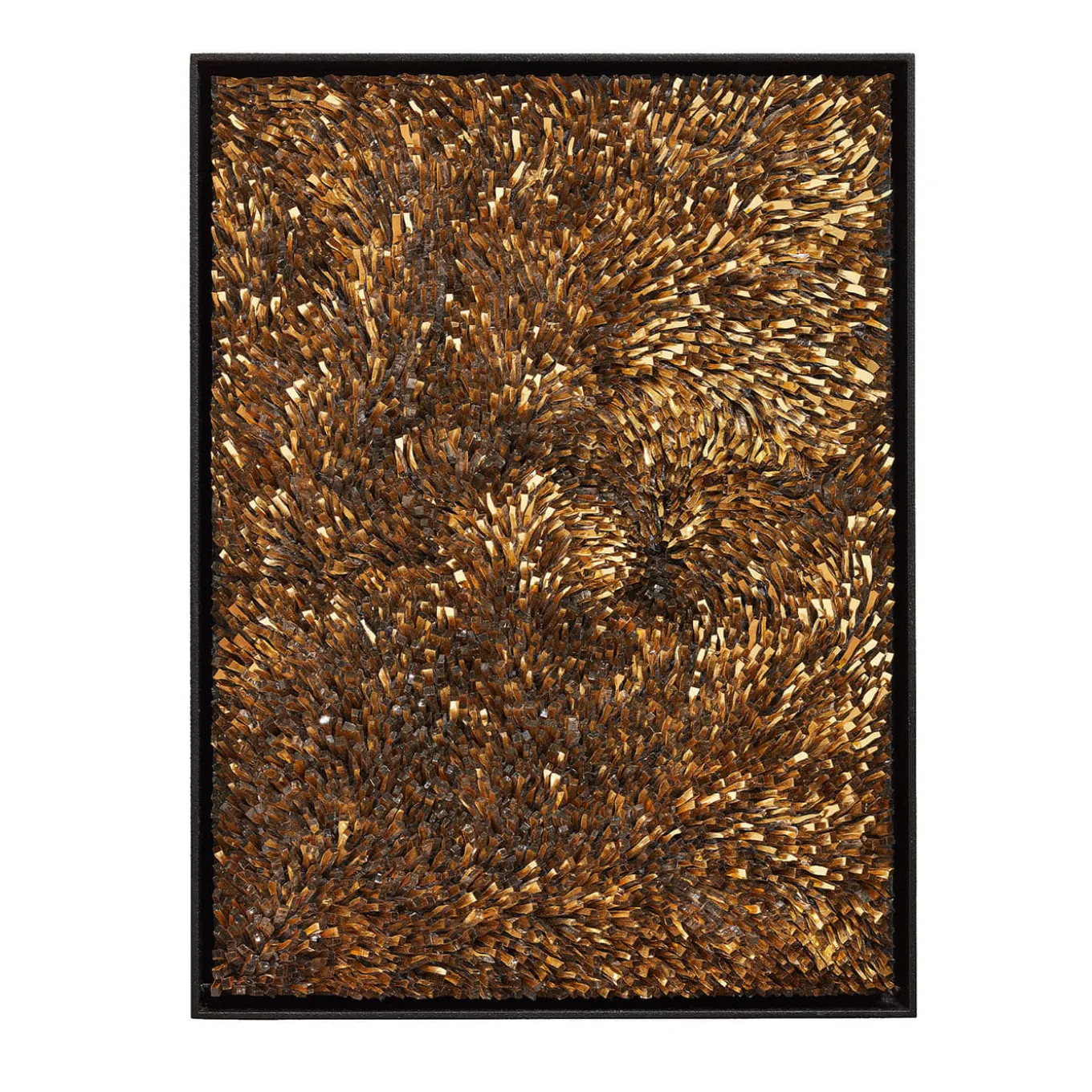 Movimento n253 Pannello decorativo in vetro oro