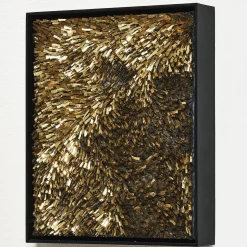 Movimento N252 Pannello Decorativo In Vetro Oro