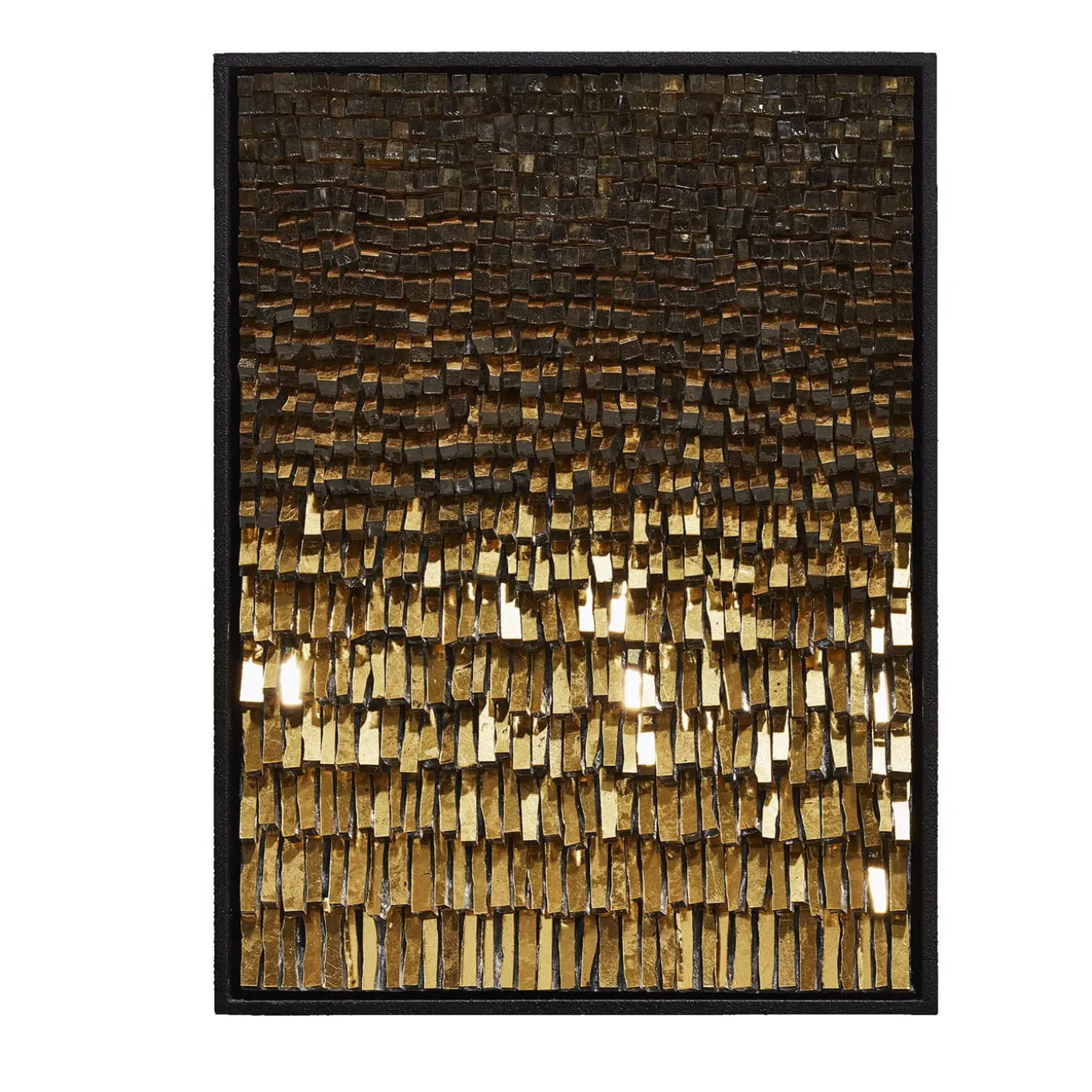 Movimento N256 Pannello Decorativo In Vetro Oro