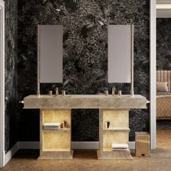 My Love Water Vanity Medium in Gres Porcellanato Taj Mahal