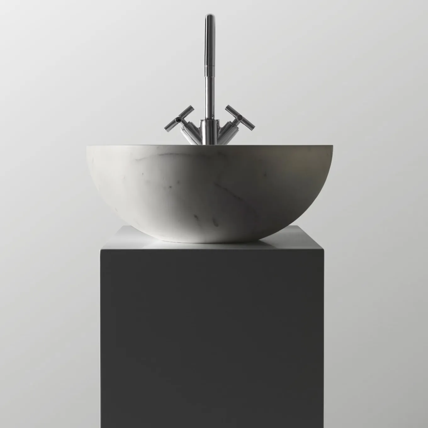 Nabhi Collection Lavabo Bowl N.4 Small in Bianco del Re