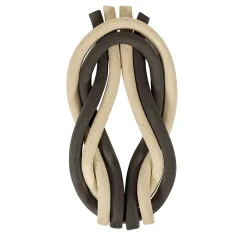Nodo Murale, decorazione murale beige e marrone