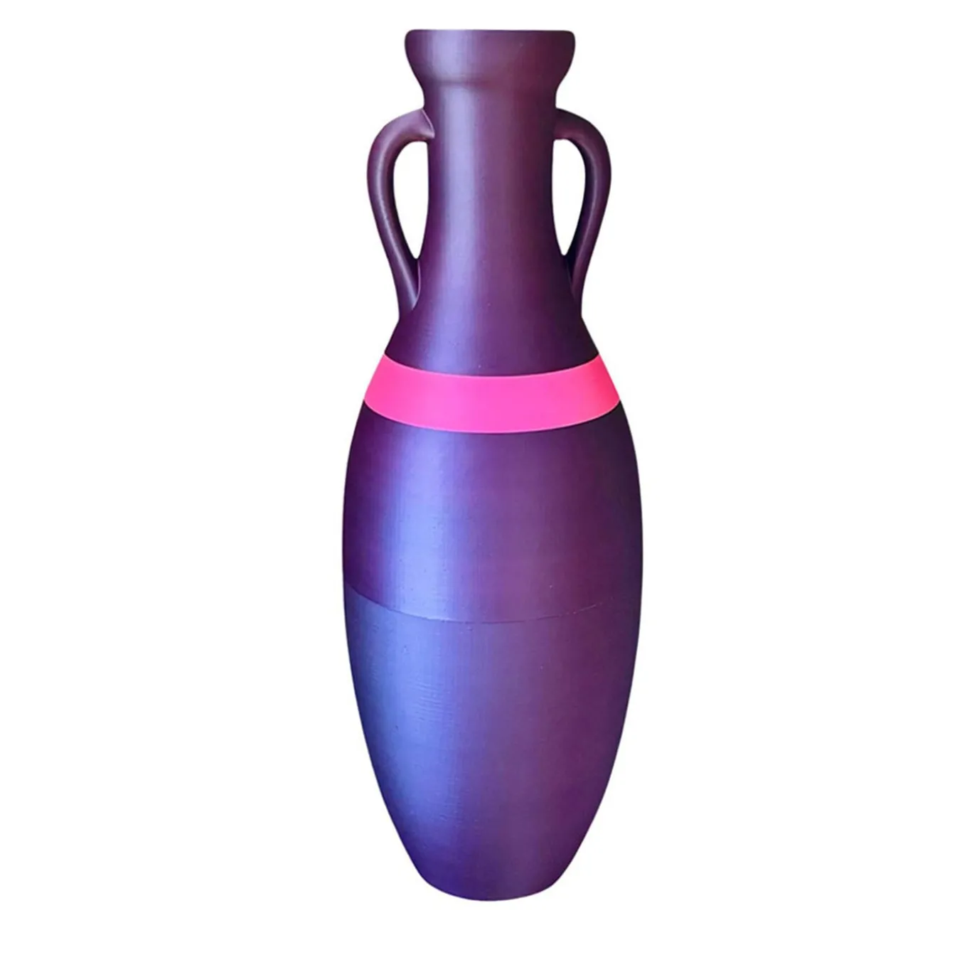Nuova anfora gigante Giulio Cesare viola e fucsia per esterni
