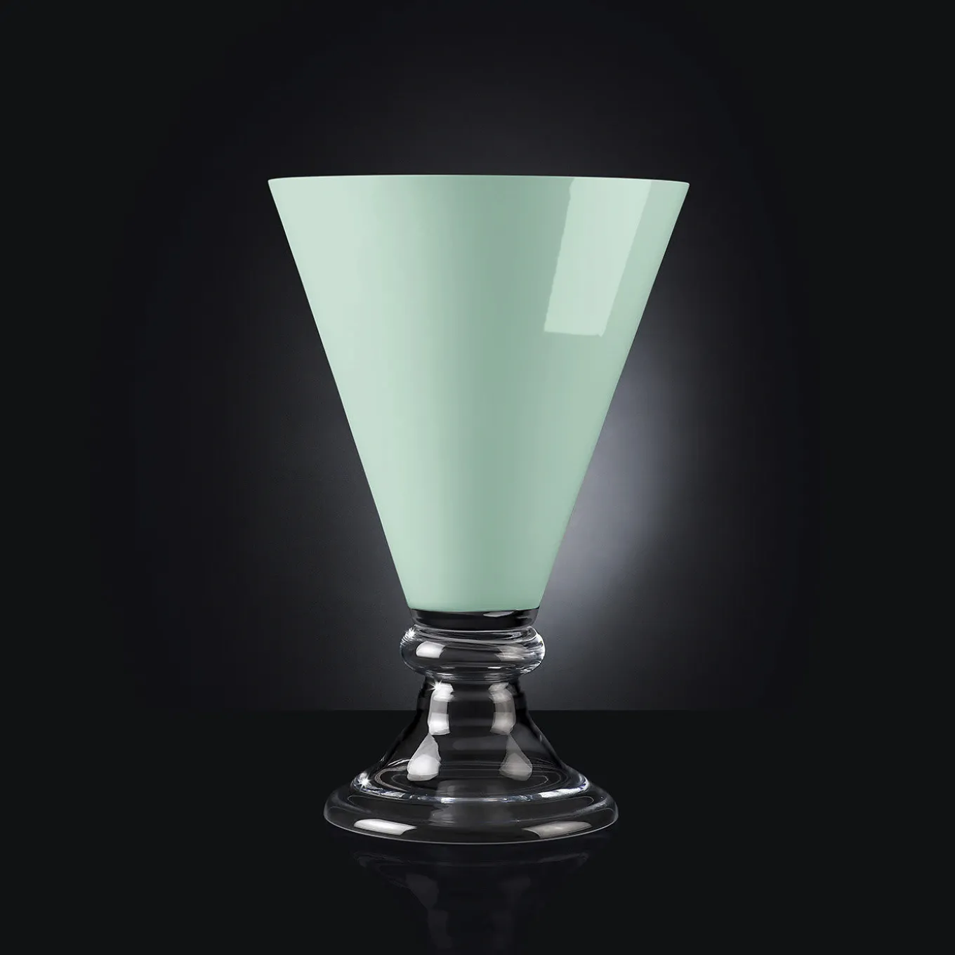 Nuovo vaso romantico alla menta