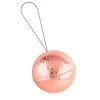 Ornamento a forma di palla di Natale Luna Rosa - Set di 2