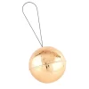 Ornamento a forma di palla di Natale Luna d'oro - Set di 2