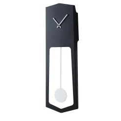 Orologio a pendolo da parete AIKA in acciaio nero