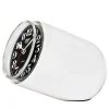 Orologio da tavolo bianco statico di Richard Sapper