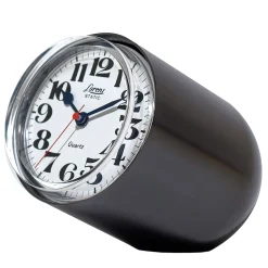Orologio da tavolo statico grigio scuro di Richard Sapper
