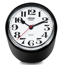 Orologio da tavolo statico nero di Richard Sapper