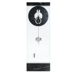 Orologio TAKTO Adagio 03 in marmo nero e vetro