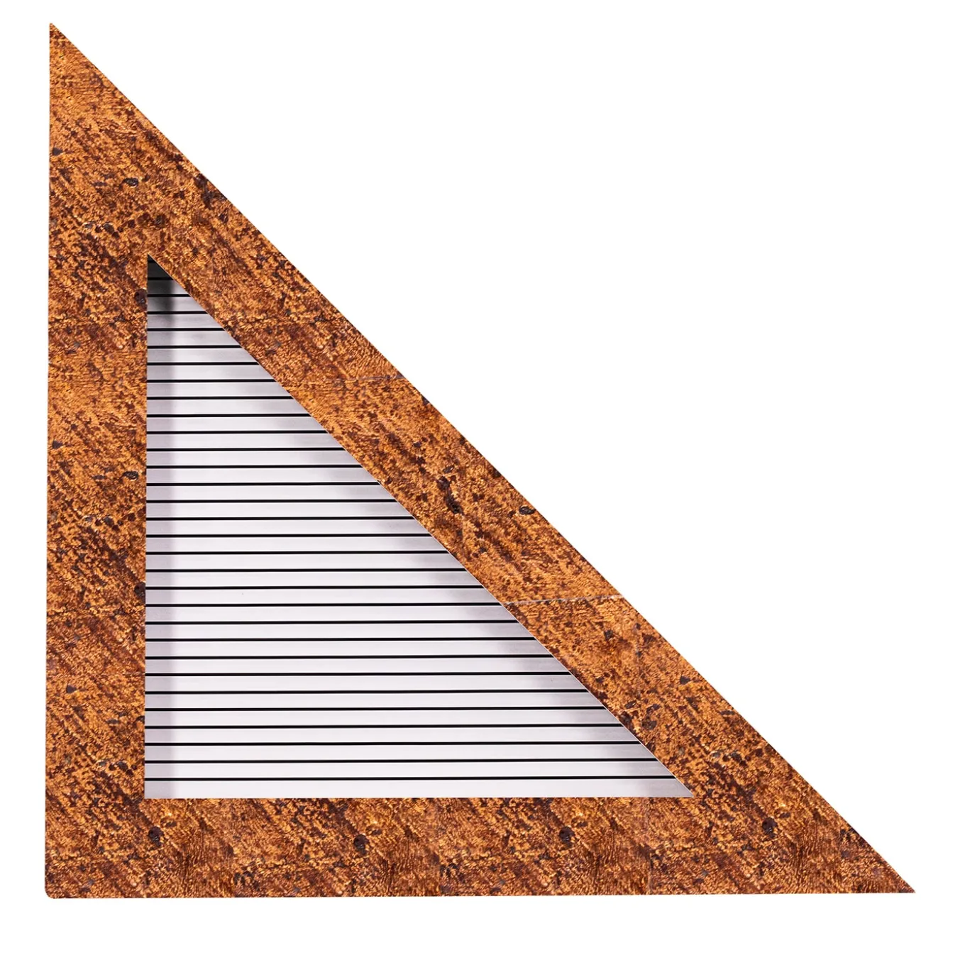 ORU Collection Decorazione murale di lusso a triangolo in marmo travertino