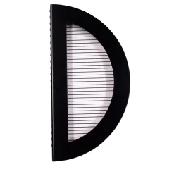ORU Collection Essential Total Black Half Circle Decor da parete