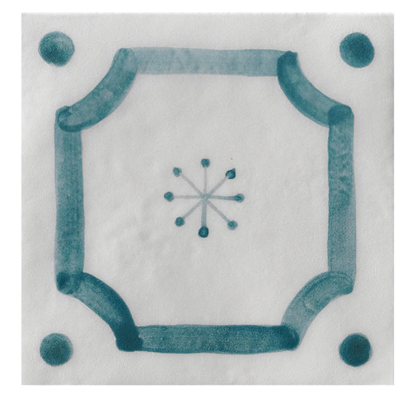 Ot Budoni Mint Set di 24 piastrelle quadrate