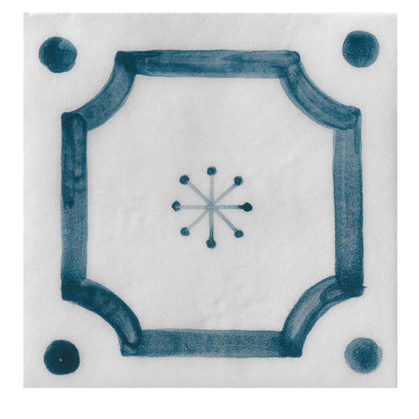 Ot Budoni Oceano Set di 24 piastrelle quadrate
