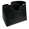 Overlaps Cesta regular in cuoio nera