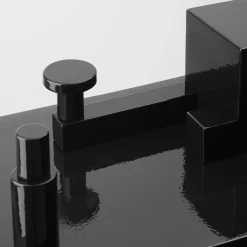 Paesaggi Scultura rettangolare nera di Nathalie Du Pasquier