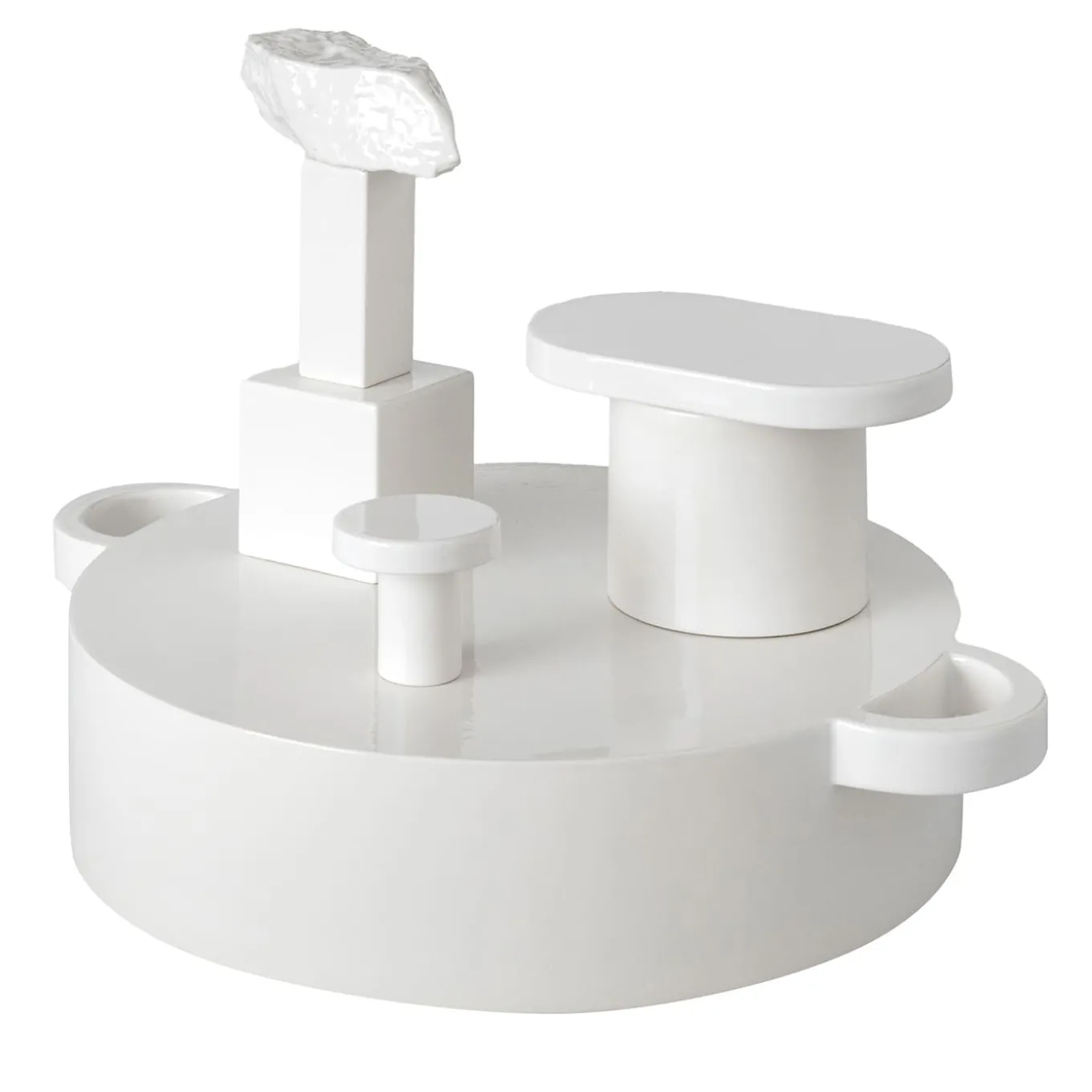 Paesaggi Scultura Rotonda bianca di Nathalie Du Pasquier