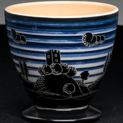 Paesaggio Umbro Vaso in ceramica fatto a mano