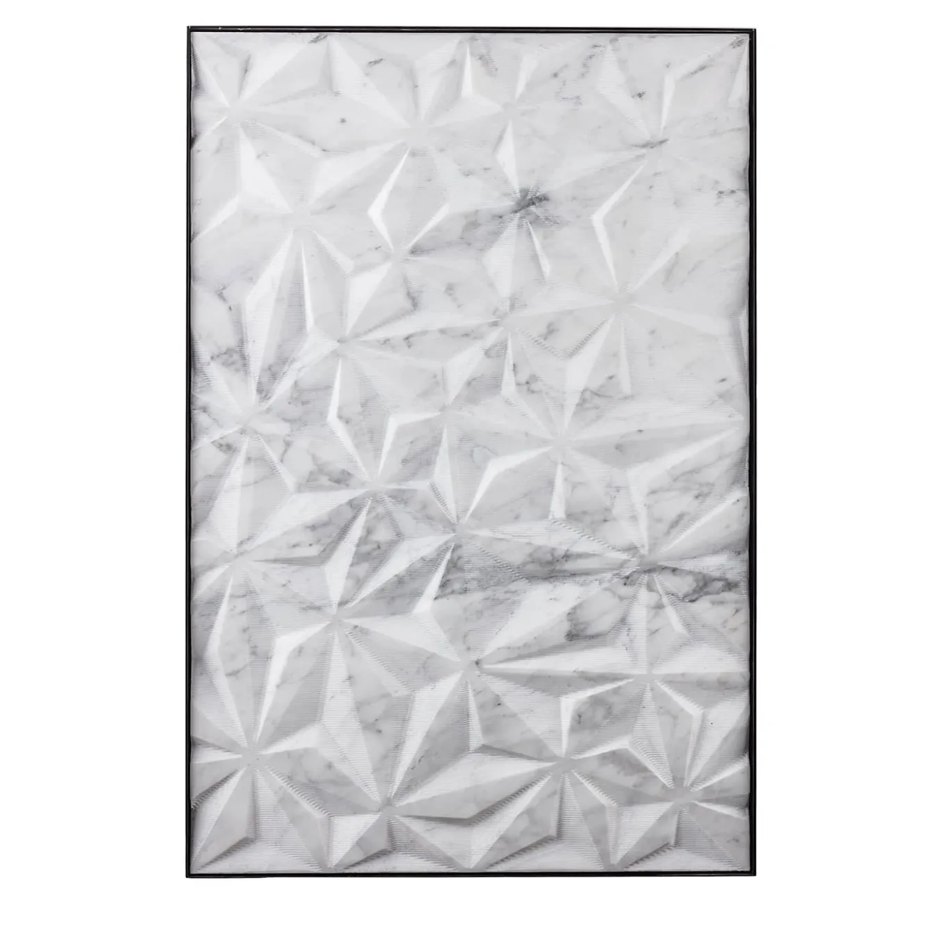 Pannelli decorativi in marmo Carrara bianco Origami