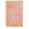Pannello Bellini in Bambù Rosa con Motivo Chinoiserie