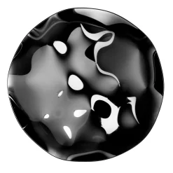 Pannello decorativo da parete in vetro nero lucido Phantasia