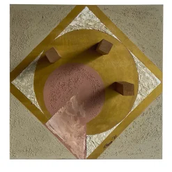 Pannello decorativo e appendiabiti da parete Eclissi di Mascia Meccani