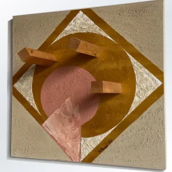 Pannello decorativo e appendiabiti da parete Eclissi di Mascia Meccani