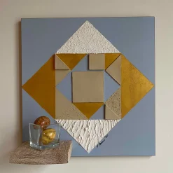 Pannello decorativo e mensola Ziggurat di Mascia Meccani