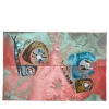 Pannello Decorativo in Ceramica a 2 Piastrelle "Farfalle nel Mediterraneo"