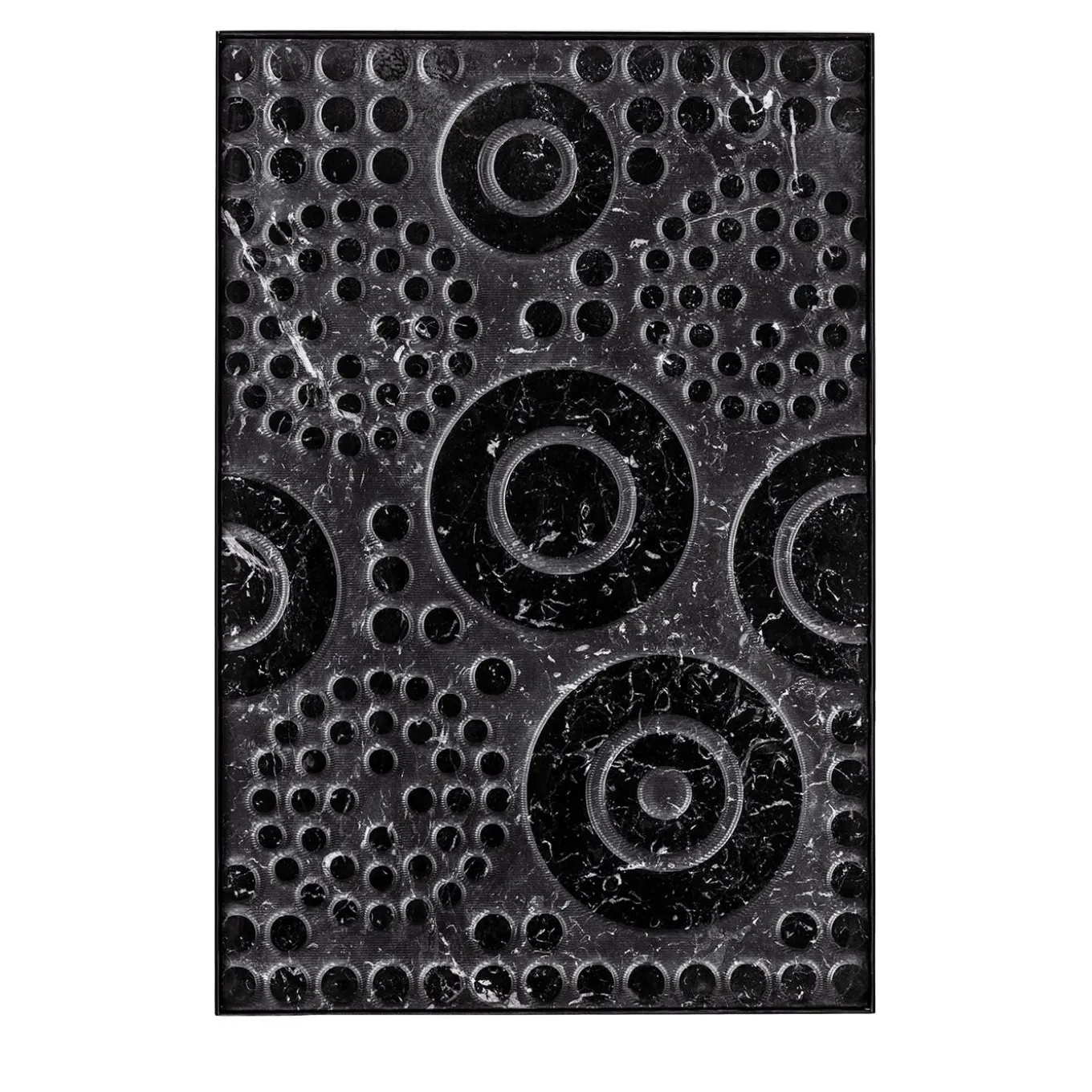 Pannello decorativo in marmo Marquinia nero Round