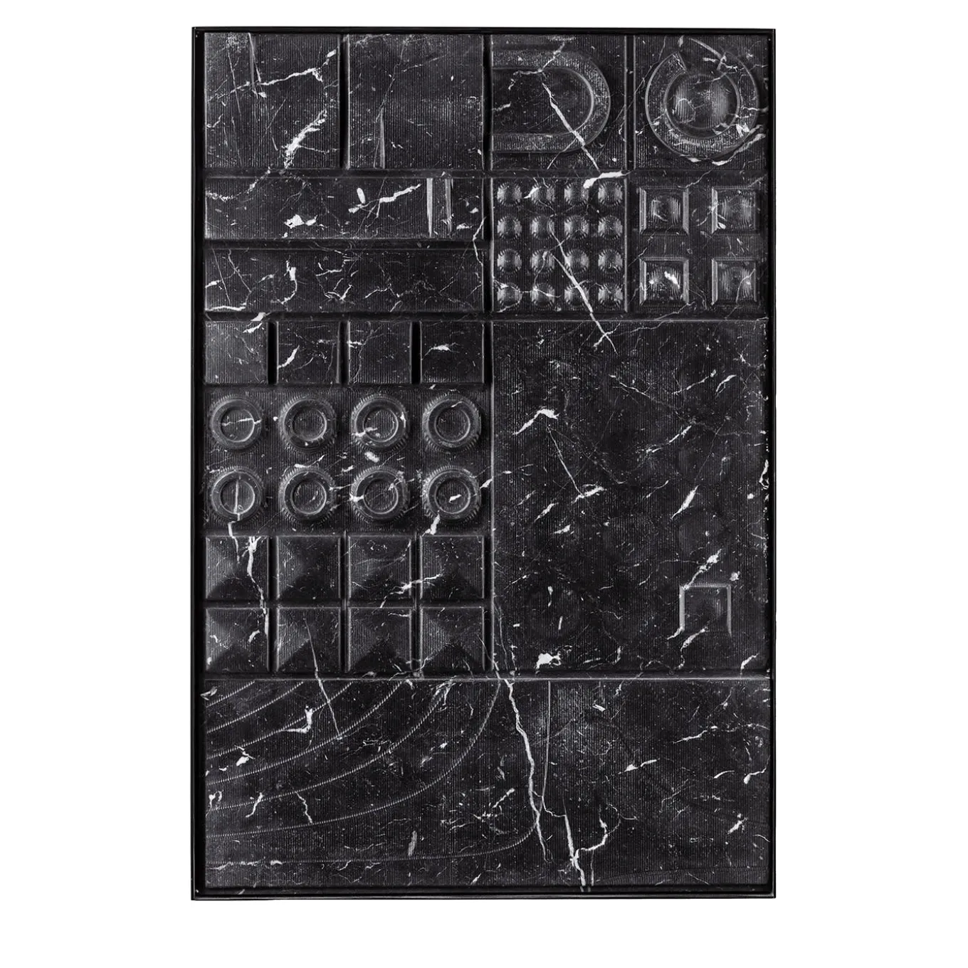 Pannello decorativo in marmo Marquinia nero Tracce