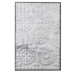 Pannello decorativo in marmo Carrara bianco Round